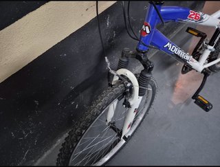 Bicicleta de Montaña 26 Blanca y Azul
