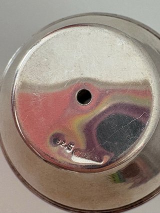 Mini Jarra de Plata con Diseño Griego