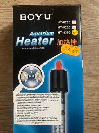 Calentador Acuario Boyu HT-8300