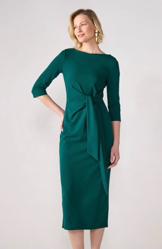 Vestido verde invitada