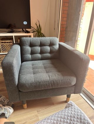 Butaca Landskrona 1 plaza + funda IKEA