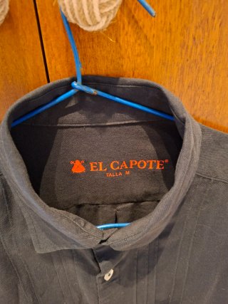 Camisa Guayabera Negra