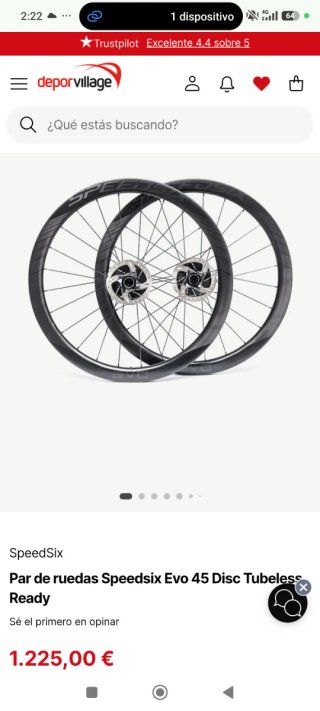 Ruedas Speed Six Evo 45 Disc
