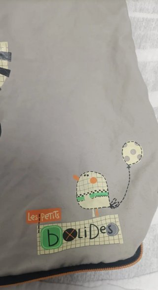 Bolsa de viaje plegable Jané gris y negra, 4€!!