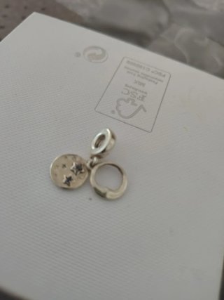Charm Pandora Luna y Estrellas con brillantitos