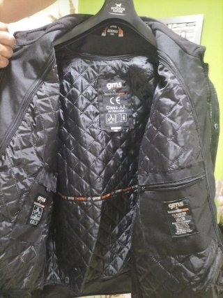 Chaqueta Moto GMS Germas Talla XXXXXL Negra