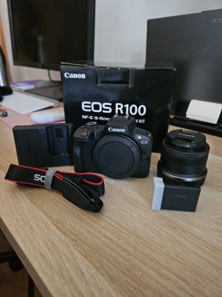 Canon EOS R100 + Objetivo RF-S 18-45mm