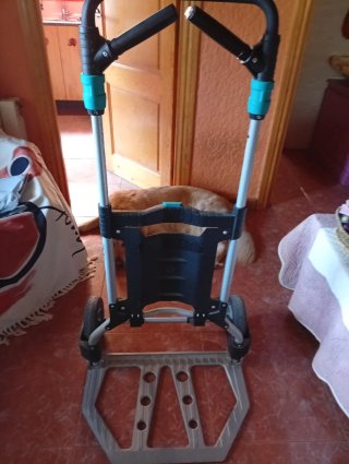 Carretilla metálica plegable metal fuerte nueva