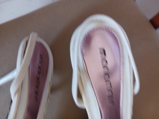 Zapatos Mariamare Blancos y Plateados
