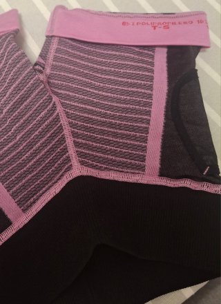 Mallas cortas HOKO negras y rosas