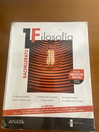 Libros 1 bachillerato y 4 eso