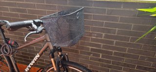 Bicicleta B-TWIN Gris con Cesta