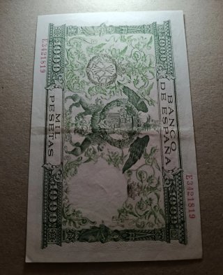 1000 Pesetas 1957 Banco de España