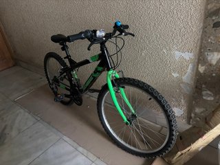 Bicicleta verde