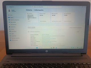 HP Portátil 255 G7 256GB SSD + 8GB RAM gris