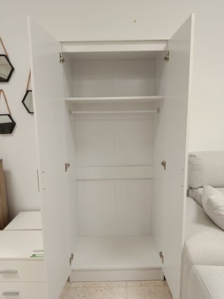 Armario Blanco 2 Puertas NUEVO 180x80