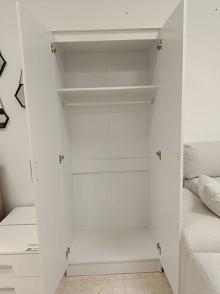 Armario Blanco 2 Puertas NUEVO 180x80