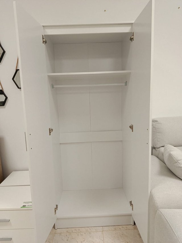 Armario Blanco 2 Puertas NUEVO 180x80