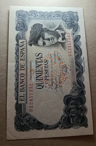 500 Pesetas 1971 9A