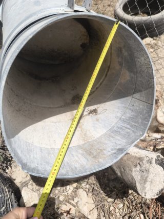 Lote tubos ventilación galvanizados