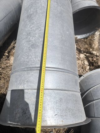 Lote tubos ventilación galvanizados