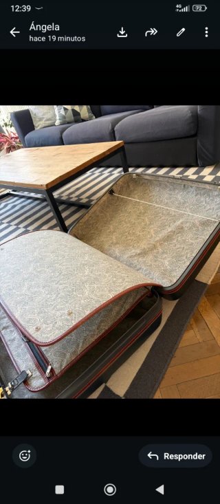 Maleta Vintage Samsonite Rígida con Ruedas