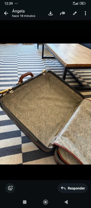 Maleta Vintage Samsonite Rígida con Ruedas