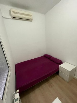 Sofá cama 2 plazas + funda beige