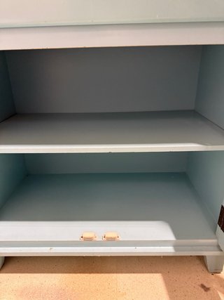 Aparador Cocina Vintage Azul y Blanco