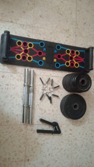 Kit Flexiones + Mancuernas + Agarre