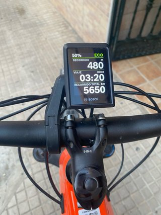 Bicicleta Eléctrica Cannondale Naranja