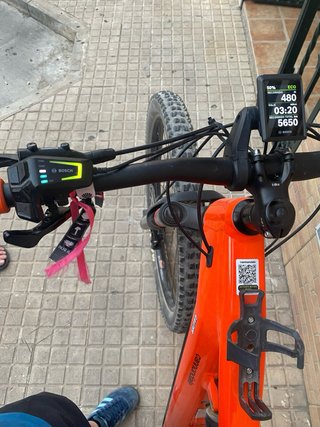 Bicicleta Eléctrica Cannondale Naranja