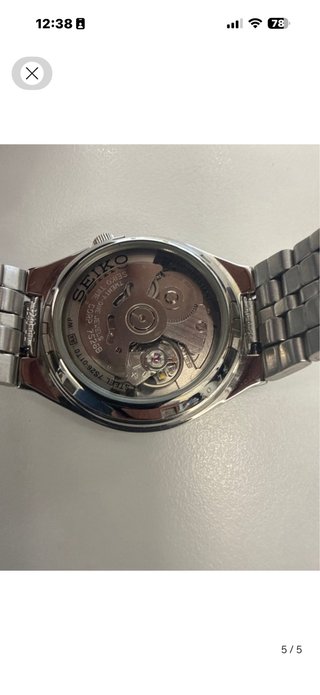 Reloj Seiko 5 Automático Negro