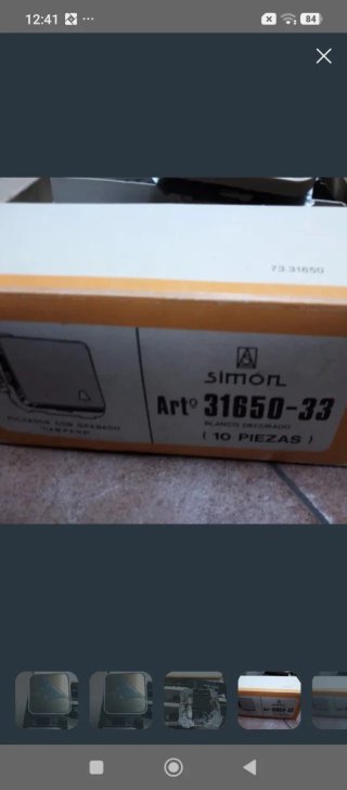 Mecanismo Simon Serie 31 Antiguo