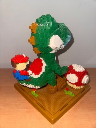 Yoshi y Mario estilo Lego