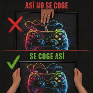Lienzos Gamer con mandos de consola
