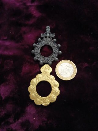 Antiguos anillos rosario dedo