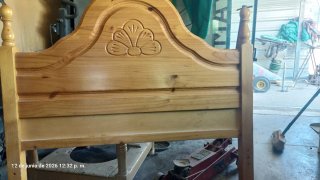 Vendo 2 Cabeceros para cama de madera 1.10 de pino