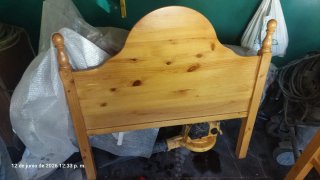 Vendo 2 Cabeceros para cama de madera 1.10 de pino