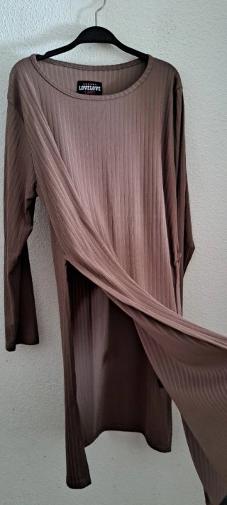 Conjunto LOVELOVE mujer marrón talla L