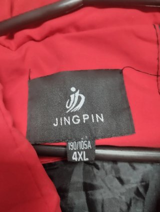 Chaleco Jinping sin mangas rojo y negro