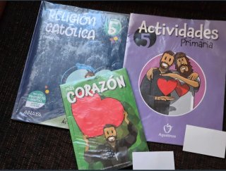 Libros religión colegio san Agustin