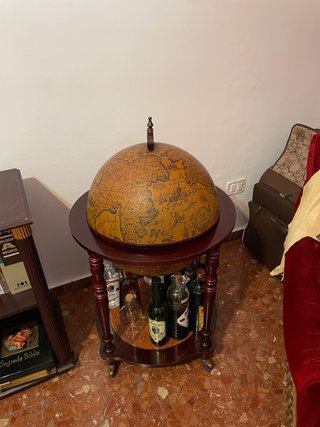 Mueble Bar Globo Terráqueo Vintage