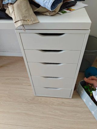 Mesa escritorio ALEX/LINNMON blanco