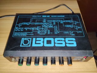 BOSS RDD-20 Digital Delay, Rack Vintage studio