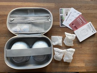 Sacaleches Eléctrico Manos Libres Momcozy M6 Blanc