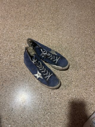 Golden Goose Francy Azul y Plateado