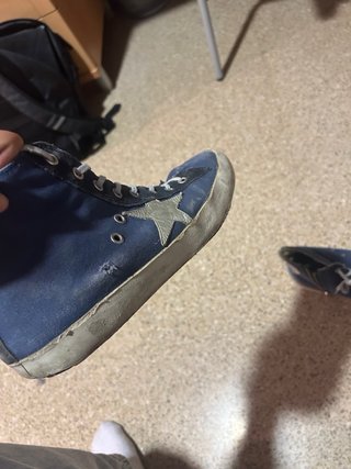 Golden Goose Francy Azul y Plateado