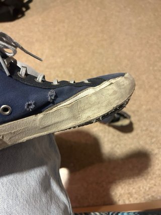 Golden Goose Francy Azul y Plateado