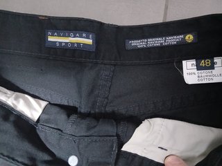 Pantaloni Navigare Sport Uomo Taglia 48 Cotone